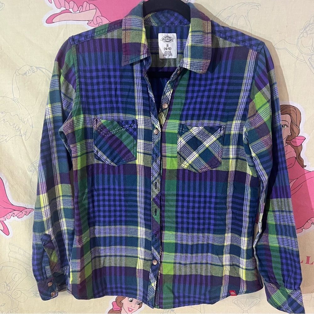 Dickies Multicolor Plaid Button-Down Shirt